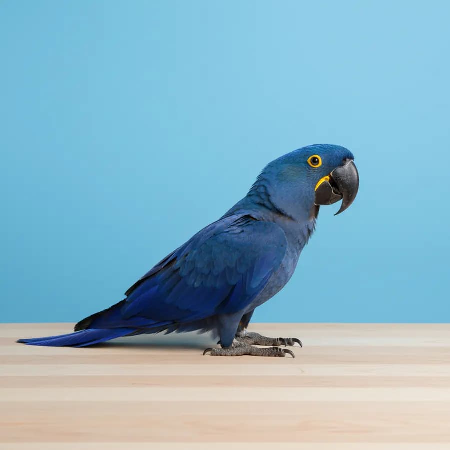 Hyacinth Macaw for sale in Dubai – hand-raised by Dubai Birds
